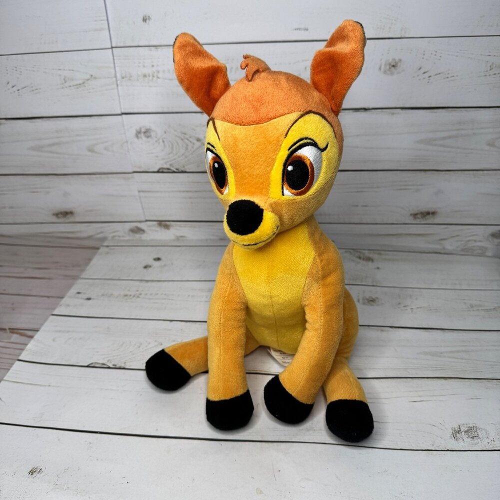 Disney Bambi Plush Sitting Deer 12" Just Play Soft Stuffed Animal Toy Gift